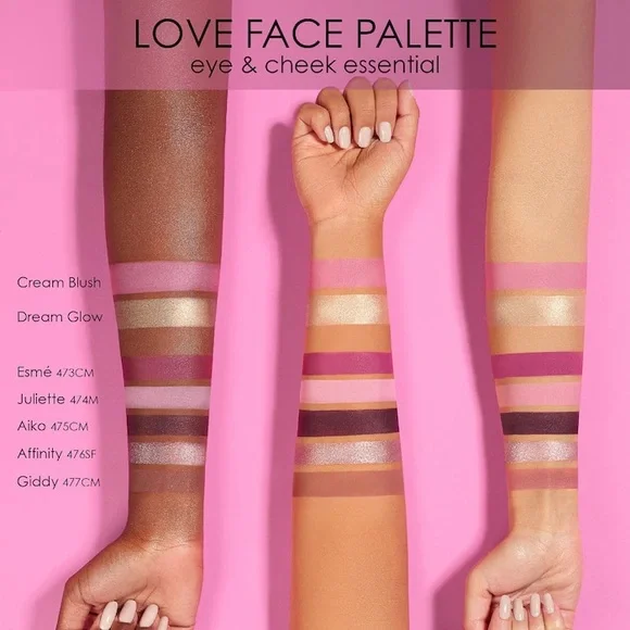 NATASHA DENONA Love Face Eyeshadow & Cheek Palette
